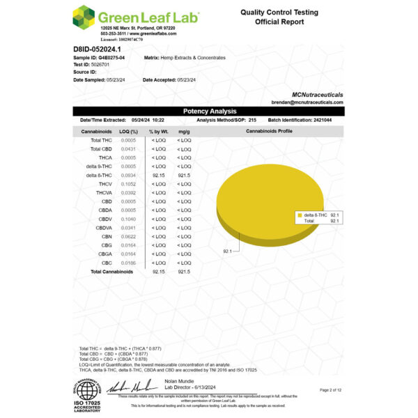 Binoid - 2500 5000mg Delta 8 Distillate