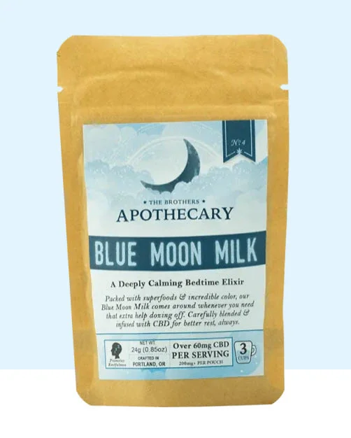 Brothers Apothecary CBD Tea Blue Moon Milk