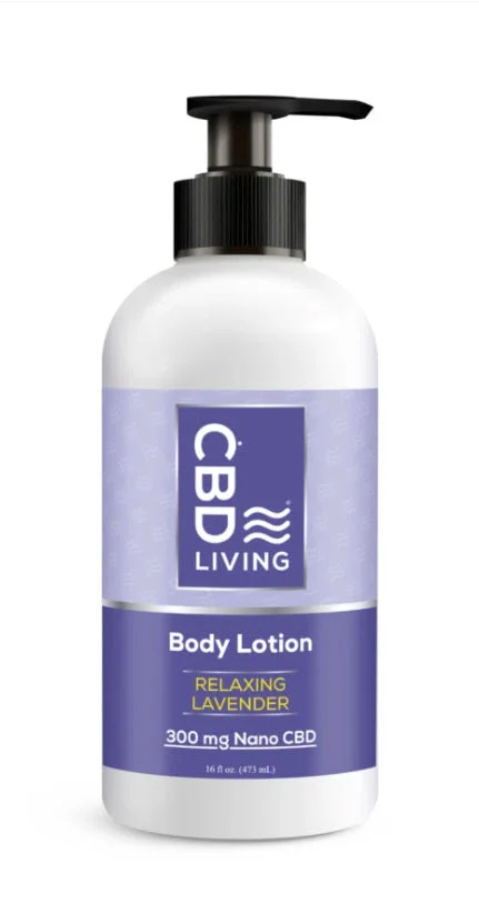 CBD Living Daily Lotion 300 Lavender scented