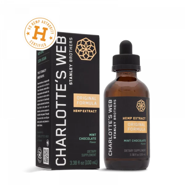 Charlotte's Web CBD Oil. Original 2850mg Chocolate Mint
