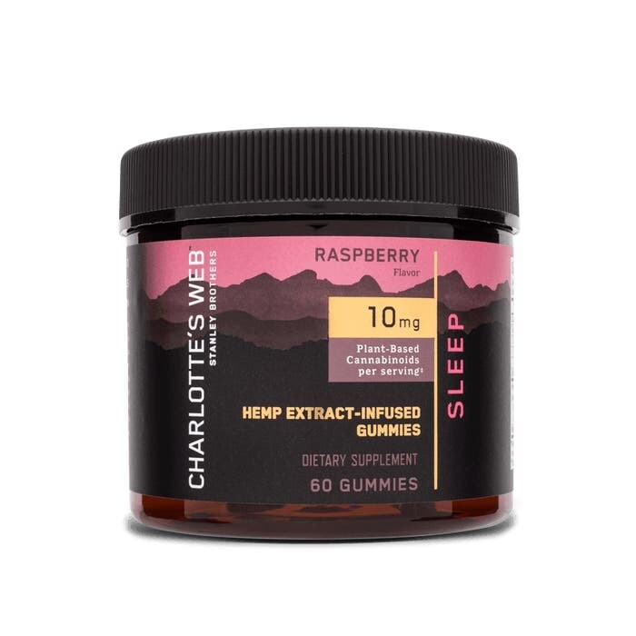 Charlottes Web Raspberry Melatonin sleep gummy
