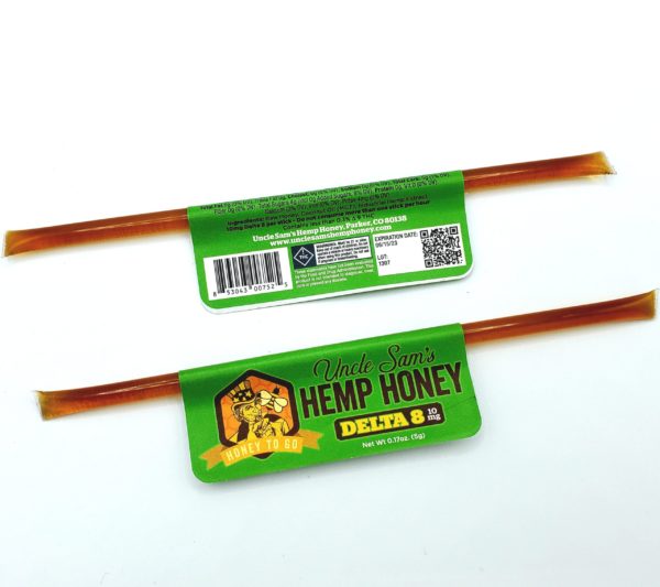 Delta 8 10mg Hemp Honey Sticks