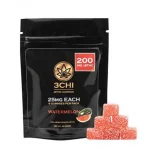 Delta 8 3CHI 25 mg Gummy 200 Watermelon