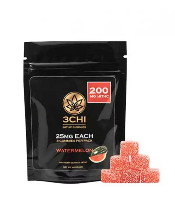Delta 8 3CHI 25 mg Gummy 200 Watermelon