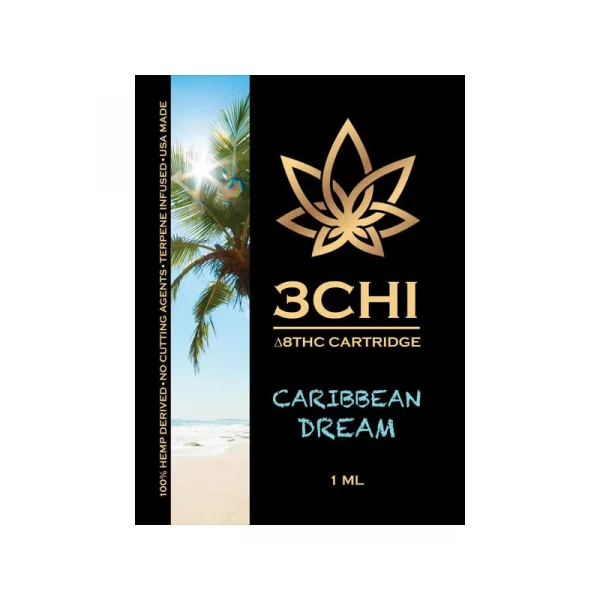 Delta 8 3CHI Cartridges Caribbean Dream