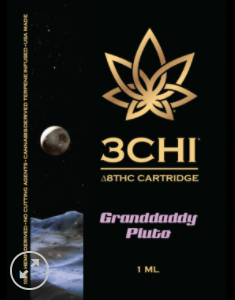 Delta 8 3CHI Cartridges Grand Daddy Pluto