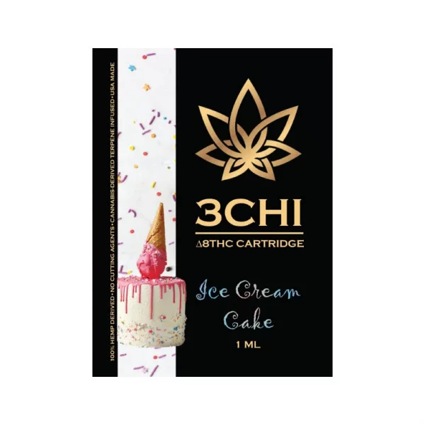 Delta 8 3CHI Cartridges Ice Cream Cake