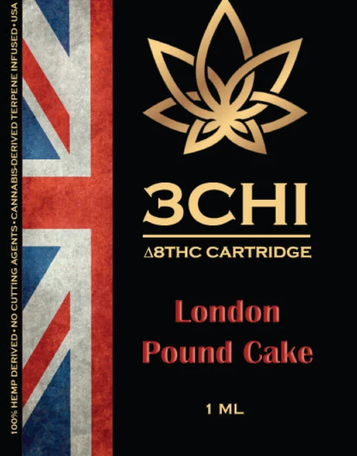 Delta 8 3CHI Cartridges London Pound Cake