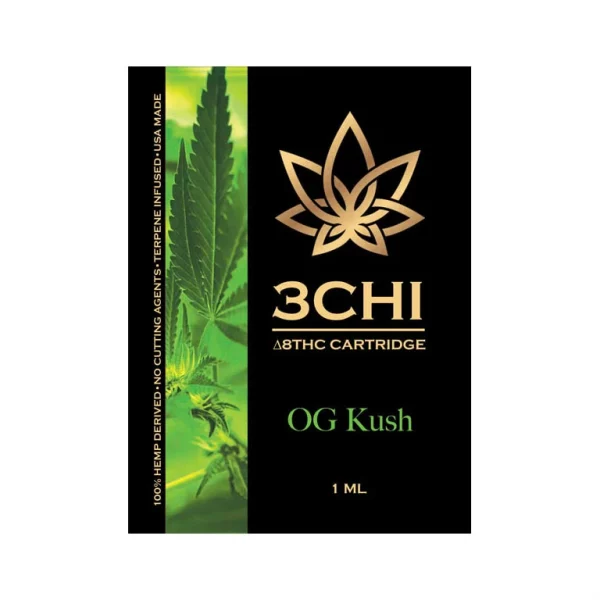 Delta 8 3CHI Cartridges OG Kush