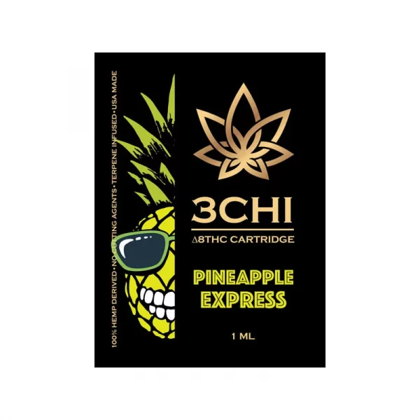 Delta 8 3CHI Cartridges Pineapple Express