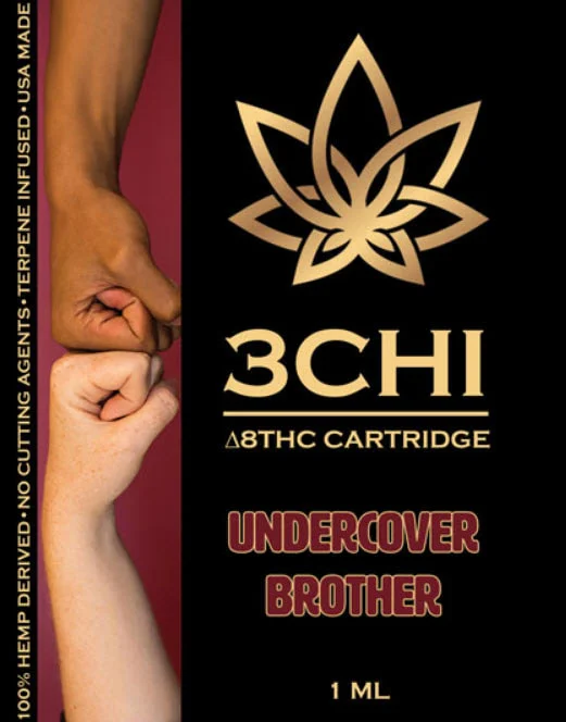 Delta 8 3CHI Cartridges Undercover Brother