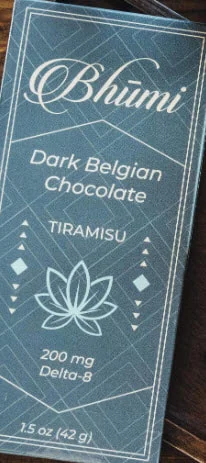 Delta 8 Bhumi Belgian Dark Chocolate Tiramisu