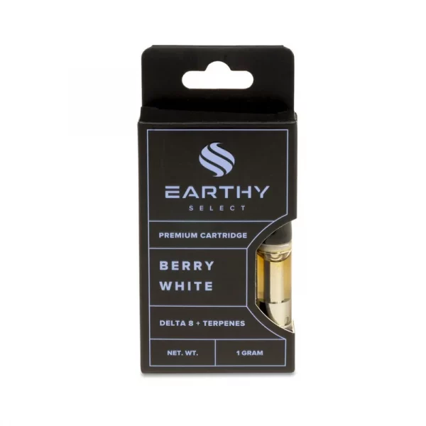 Delta 8 Earthy Select Vape Cartridge Berry White