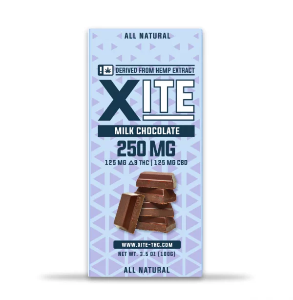 Delta 9 Patsy Xite Milk Chocolate Bar