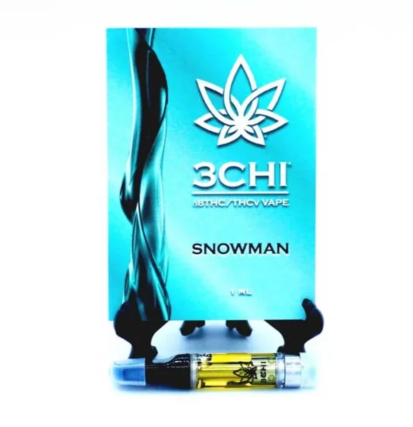 3CHI THCV - Delta 8 Vape Cartridges Snowman