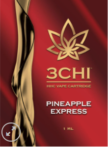 HHC 3CHI Vape Cartridges Pineapple express
