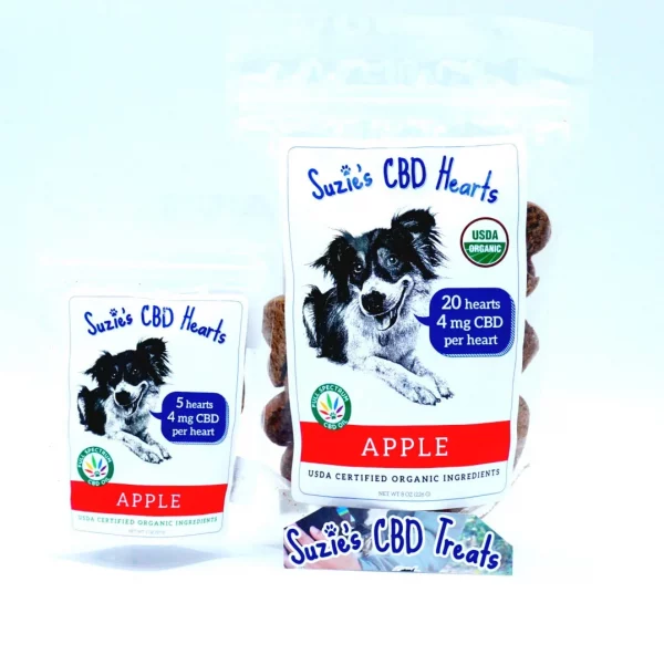 Suzie CBD Pet Treats apple