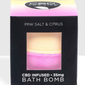 CBD For Life Bath Bomb Pink Salt
