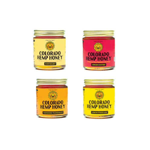 Colorado CBD Hemp Honey Jars