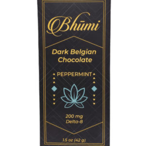 Delta 8 Bhumi Belgian Dark Chocolate Peppermint Bar