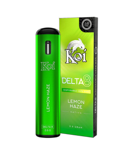 Delta 8 Koi Disposable Vape Bar Lemon Haze