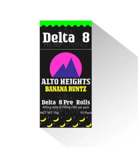 Delta 8 Alto Heights - Banana Runtz