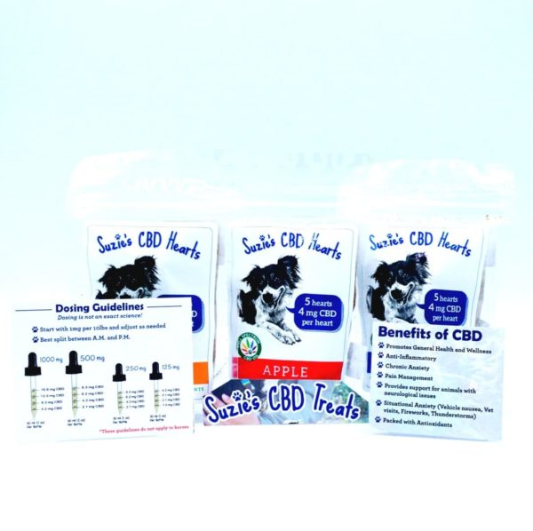 Suzie's CBD Organic Pet Treats For Dogs.