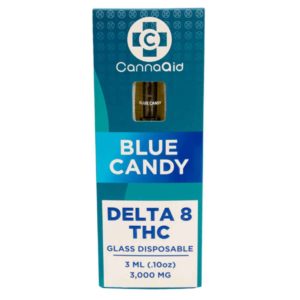 Delta 8 CannaAid Disposable Blue Candy