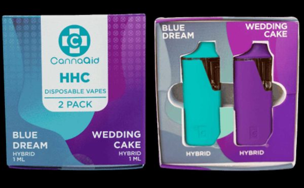 HHC CannaAid Disposable Vape - Blue Dream - Wedding Cake