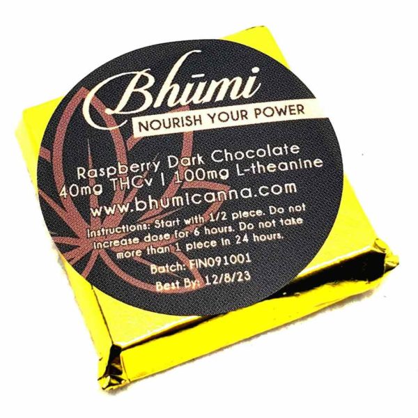 Bhumi THCv Dark Chocolate square