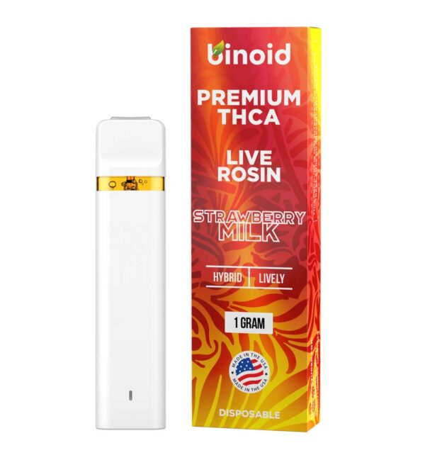 Binoid THCa Disposable Vape Strawberry Milk