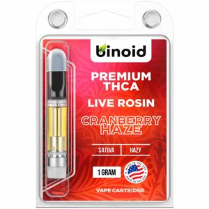 THCA Binoid Vape Cartridge Cranberry Haze