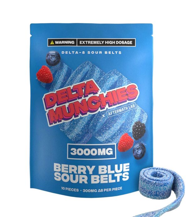 Delta Munch Sour Blue berry 3000mg