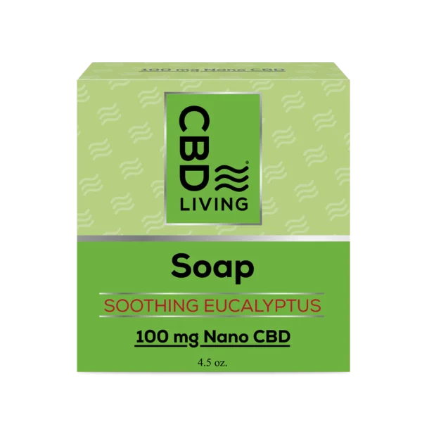 CBD Living CBD Soap Eucalyptus