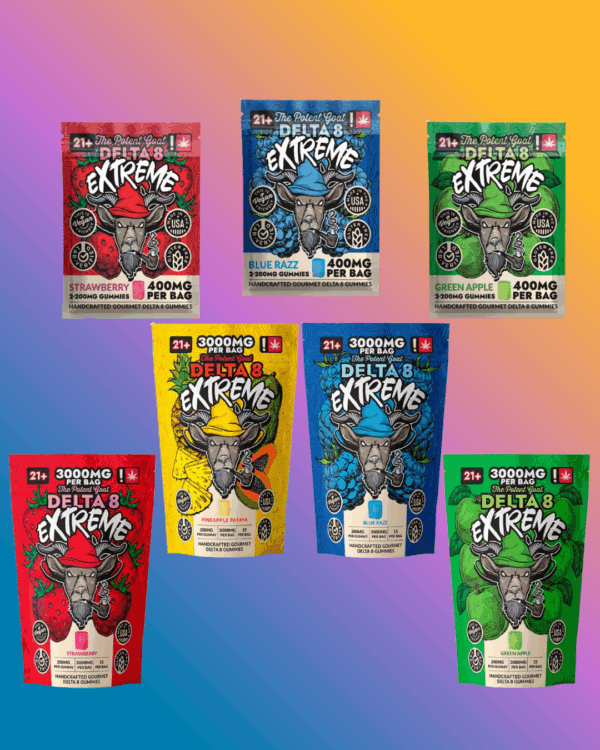 The Potent Goat Extreme Delta 8 Gummies