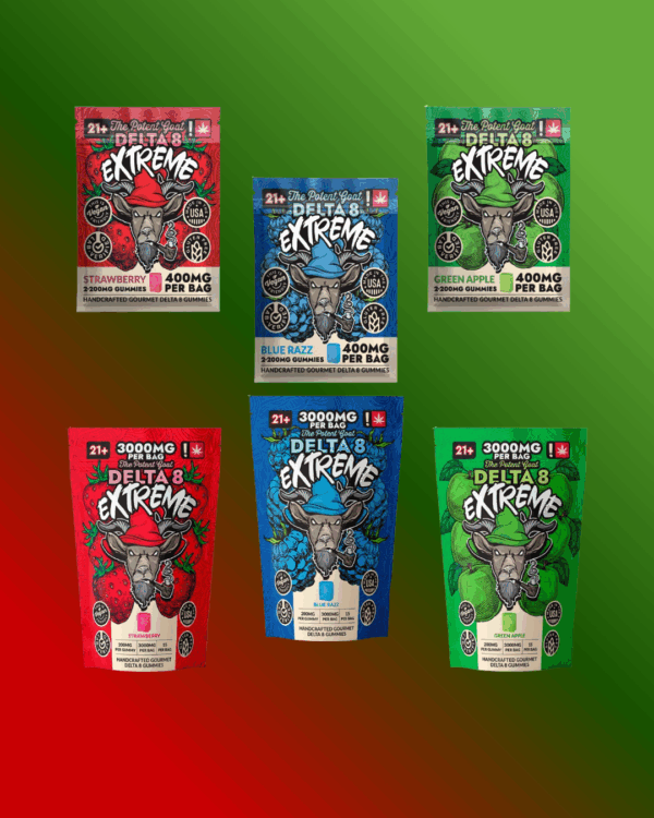 The Potent Goat Extreme Delta 8 Gummies