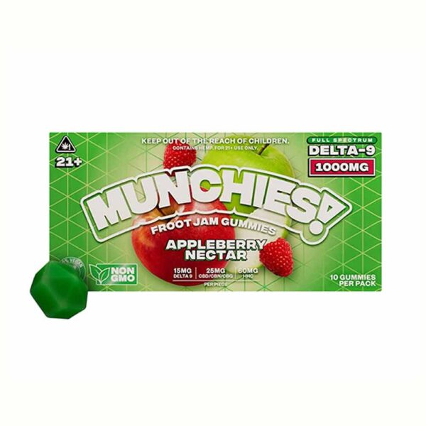 Delta Munchies Froot Jam Delta 9 Gummies Appleberry Nectar