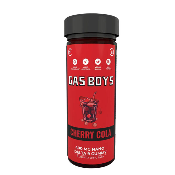 Gasboys Delta 9 Nano gummies CHERRY COLA