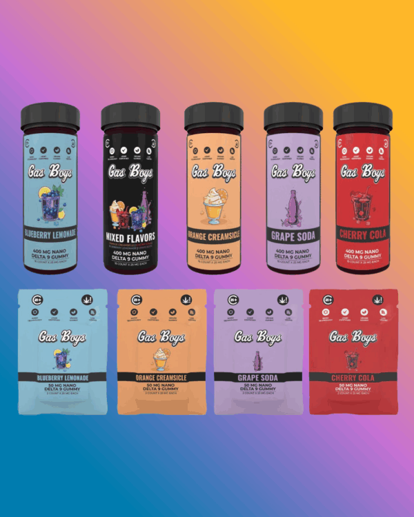 Gasboys Delta 9 Nano gummies