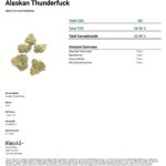 THCa flower Alaskan thunder fuck-COA