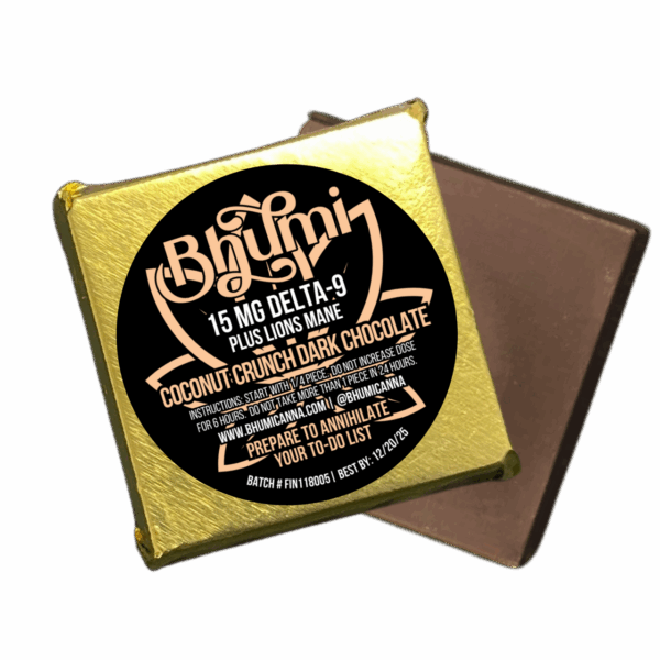 Bhumi Coconut Crunch D9 Lions Mane Chocolate Bite