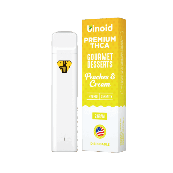 Binoid Peaches and Cream THCa vape 2g