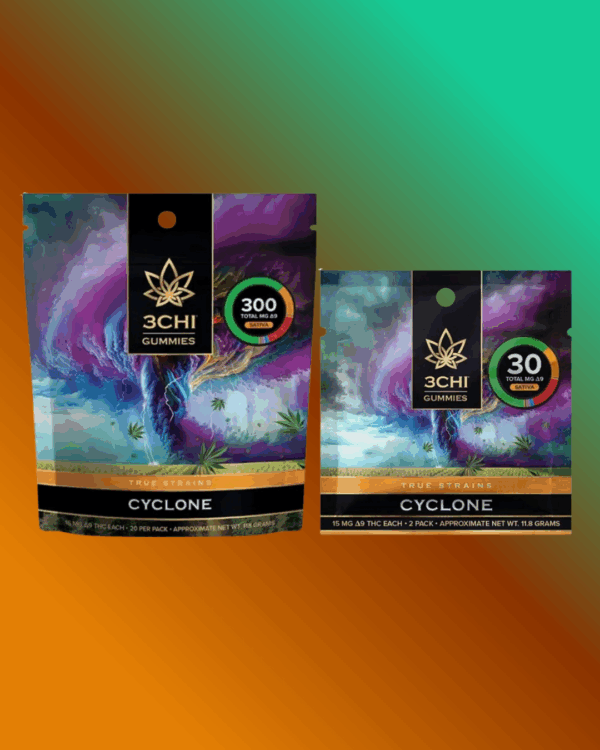 3 Chi Cyclone Delta 9 Gummies