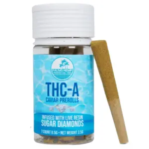 Palm Hemp THCA Caviar Prerolls – 7 count