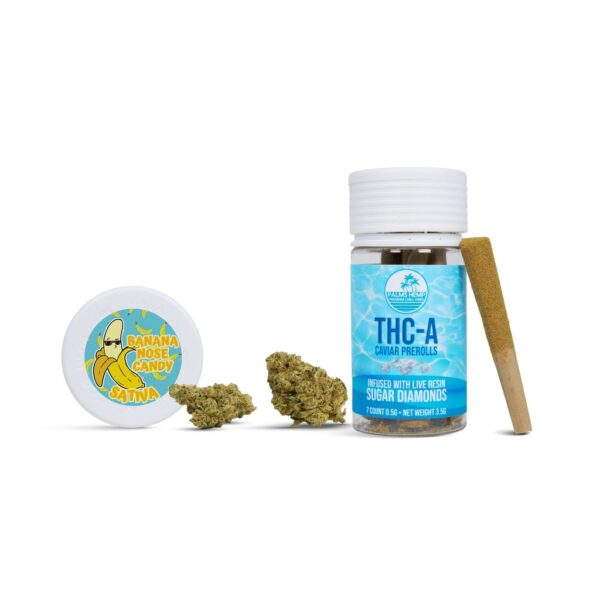 Palms Hemp THCa flower Bananna Nose Candy - COA