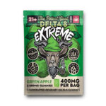 the potent goat delta8 200mg extreme green apple 2 pack