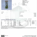 CBD Living Calming Dog Tincture COA