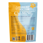 CBD calming dog treats Back package